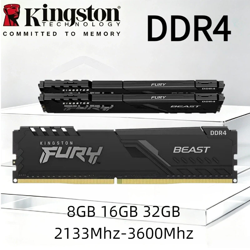 Pc Gaming Upgrades - Kingston DDR4 BEAST PC4 Memory 2400-3600MHz