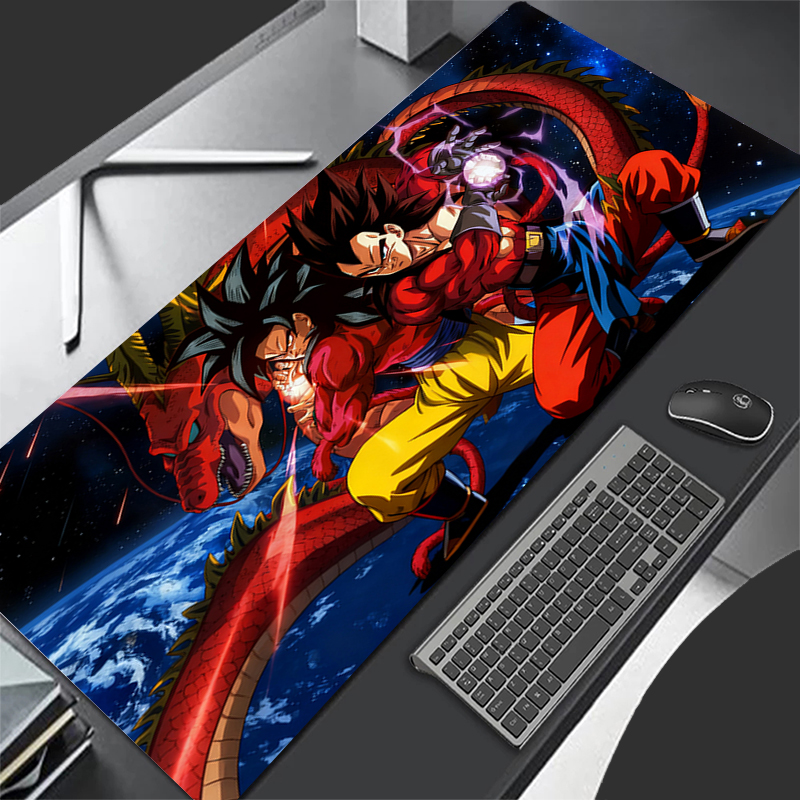 Pc Gaming Dragon - Keyboard Pad Computer Goku Extended Mousepad