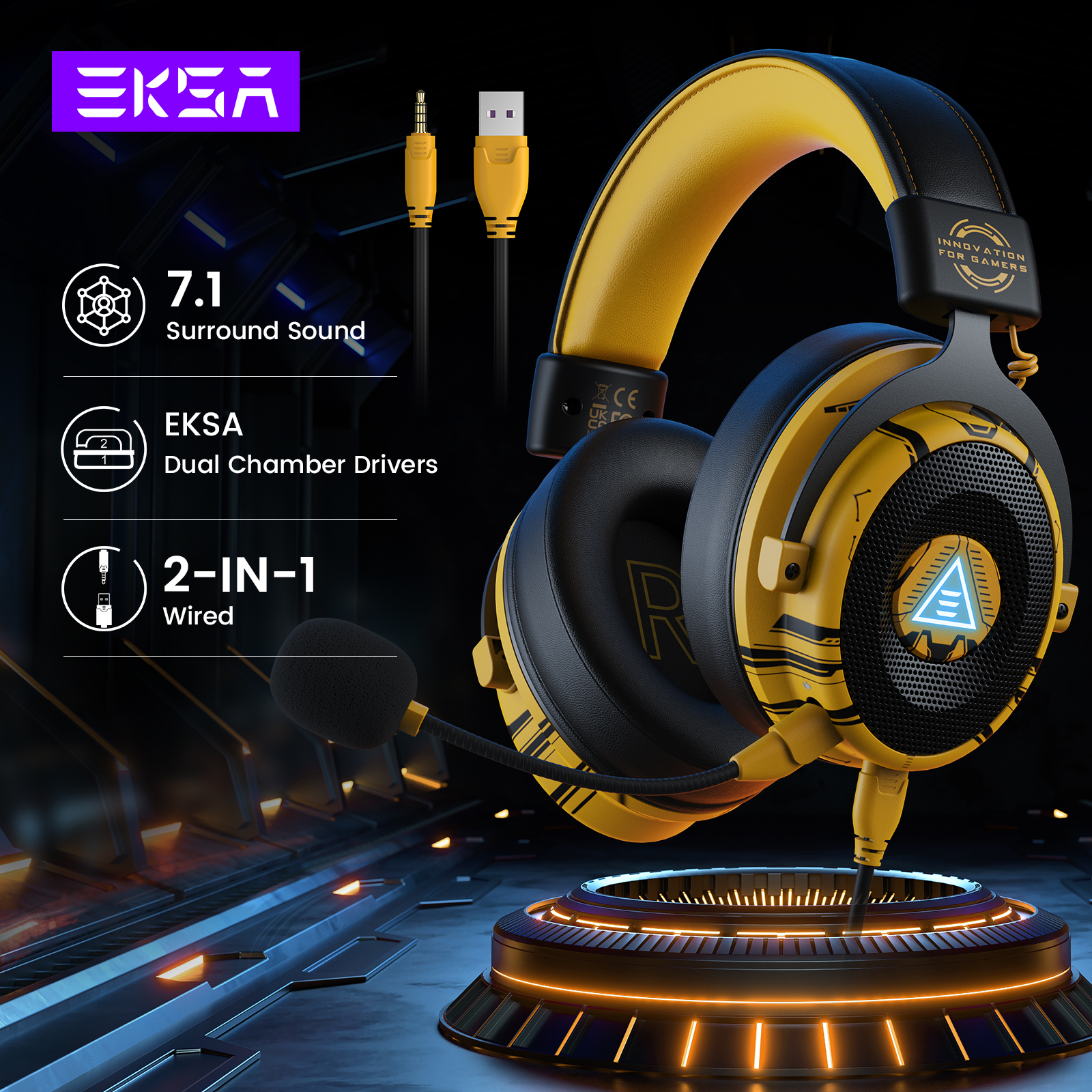 Pc Gaming Upgrades - EKSA E900 Pro Upgraded Gaming Headset