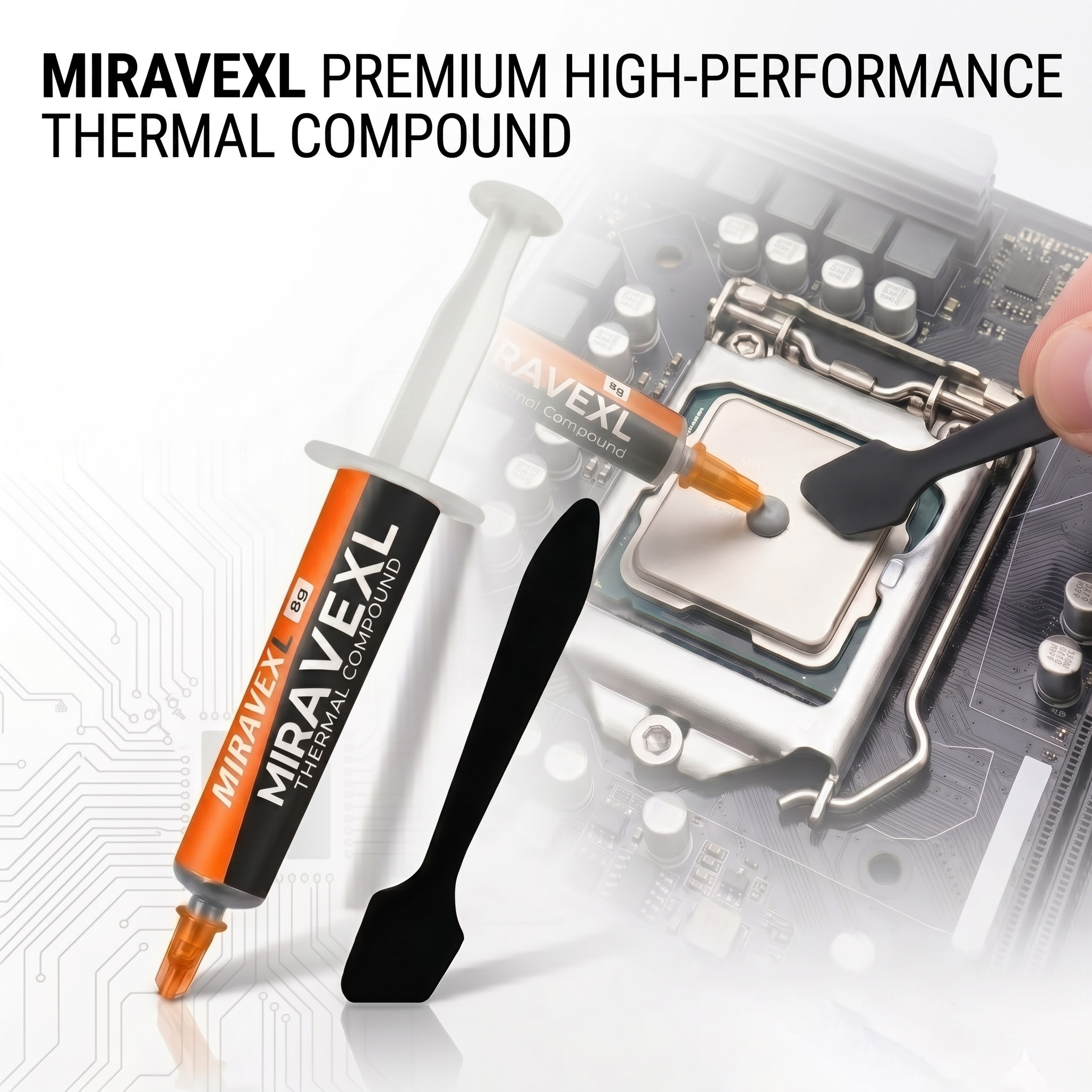 MIRAVEXL 8g Thermal Paste Low  - Pc Gaming Upgrades recension och pris