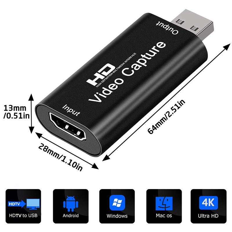 USB 2.0 Video Capture Card HD  - Capture Card Hdmi recension och pris