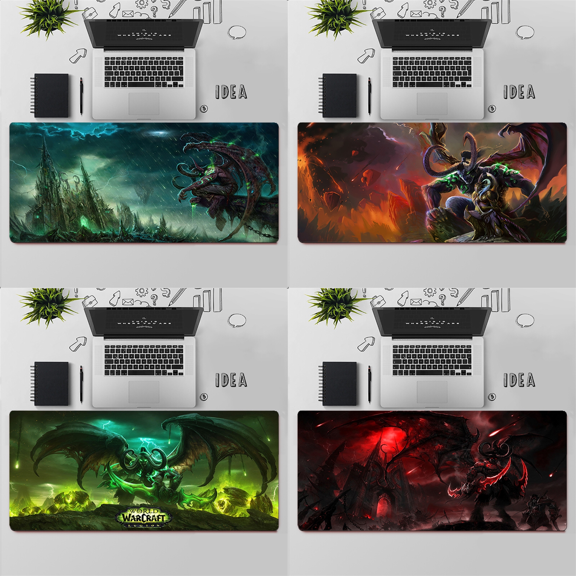 Gaming Mouse Pad Large Mouse P - Pc Gaming World Of Warcraft recension och pris
