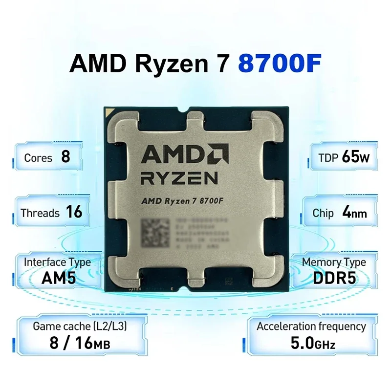 AMD Ryzen 7 8700F AM5 Socket U - Pc Gaming Ddr5 recension och pris