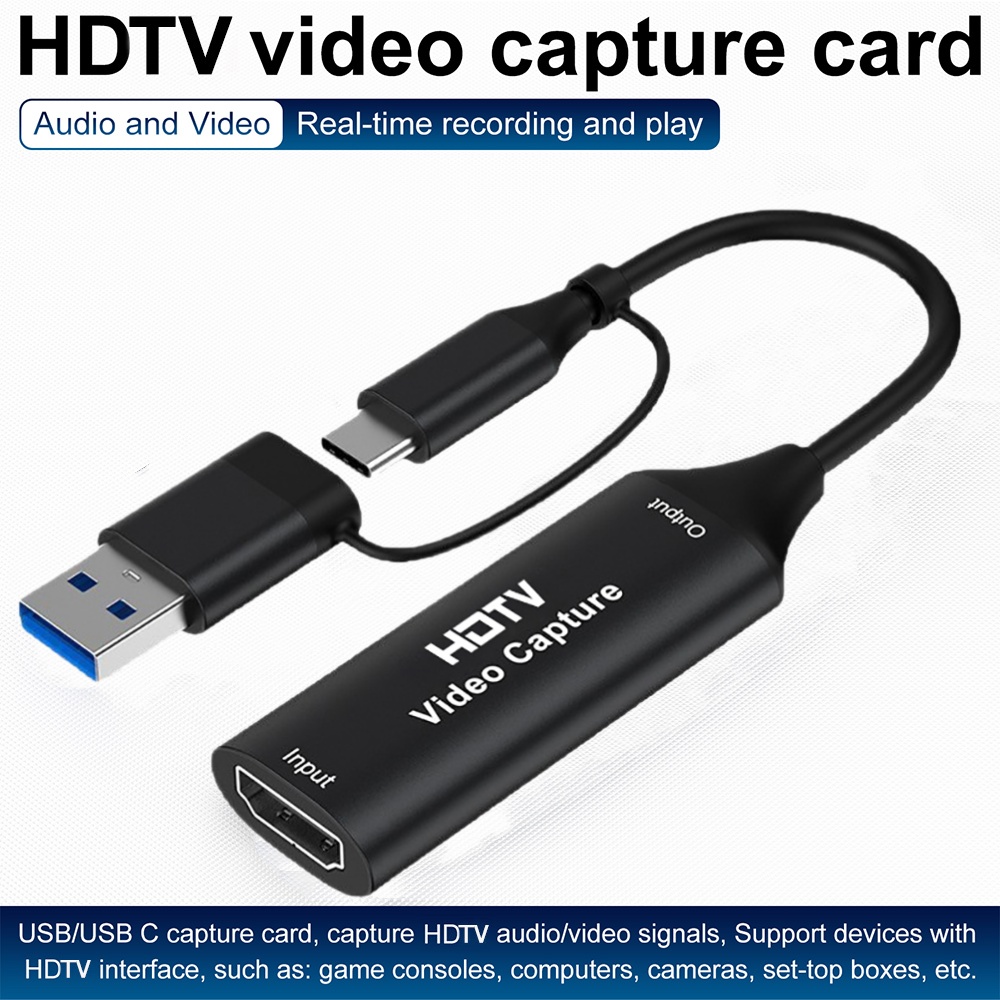 2 in 1 USB 3.0 Video Capture C - Capture Card Hdmi recension och pris