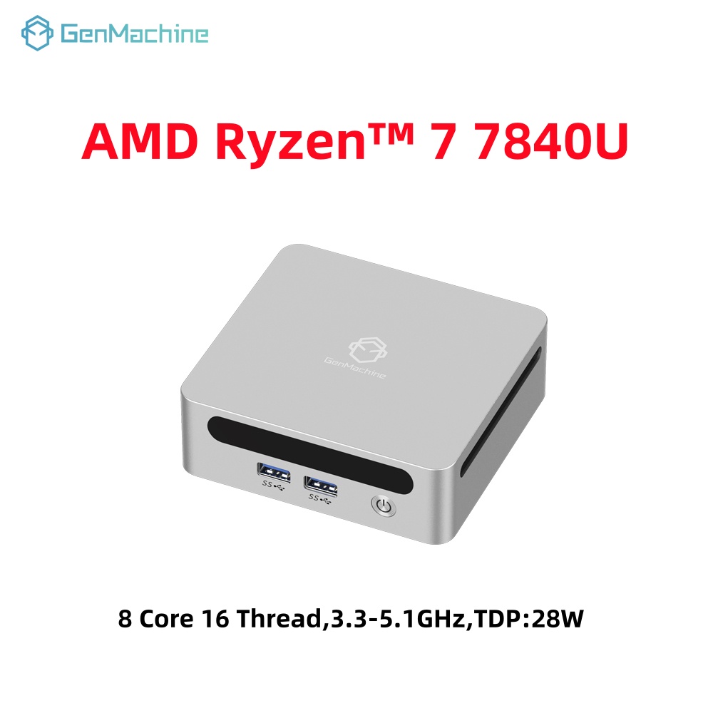 GenMachine Mini PC USB4 2.5G L - Pc Gaming Ddr5 recension och pris