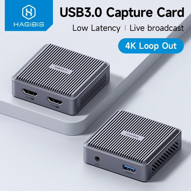 Hagibis 4K HDMI-Compatible Vid - Capture Card Hdmi recension och pris