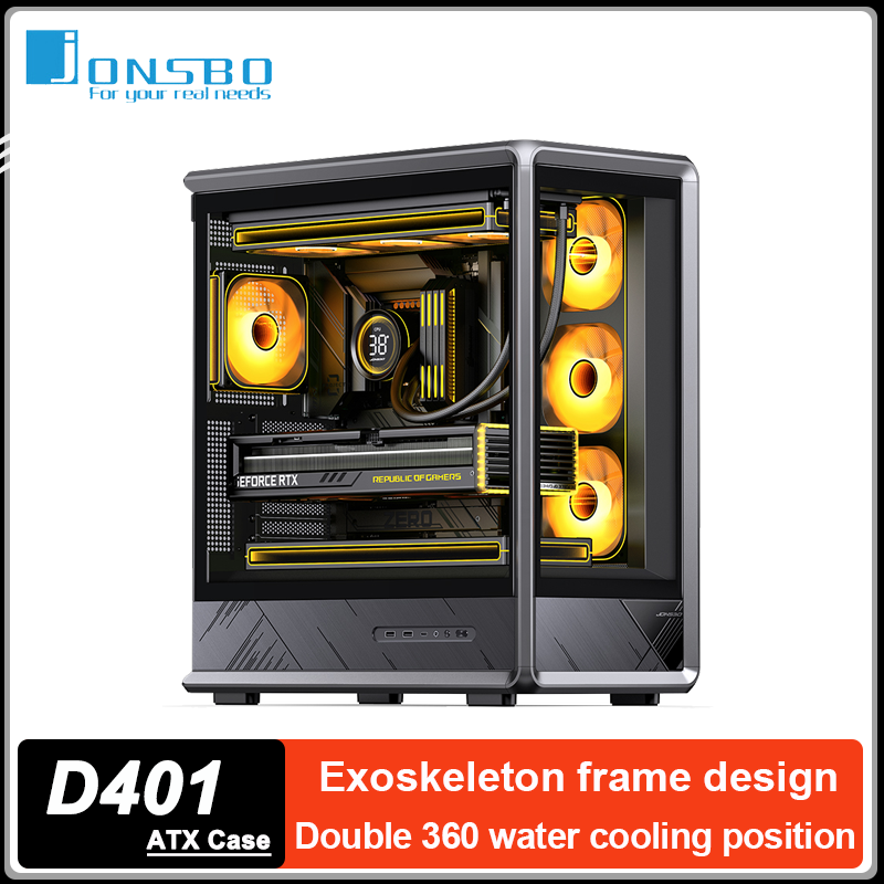 JONSBO D401 ATX PC Case Exoske - Pc Gaming Jonsbo recension och pris