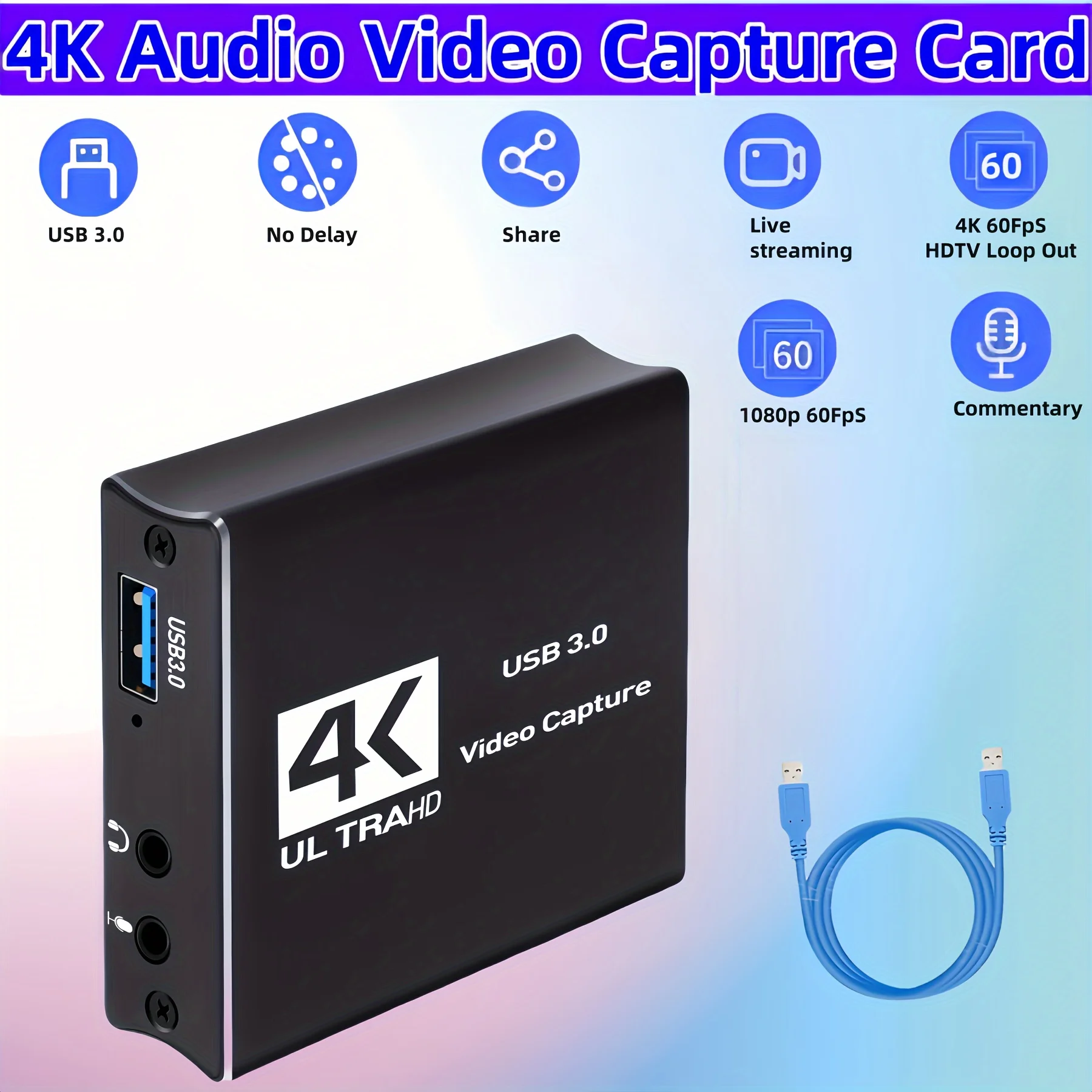 USB3.0 Video Capture HDMI Card - Capture Card Hdmi recension och pris