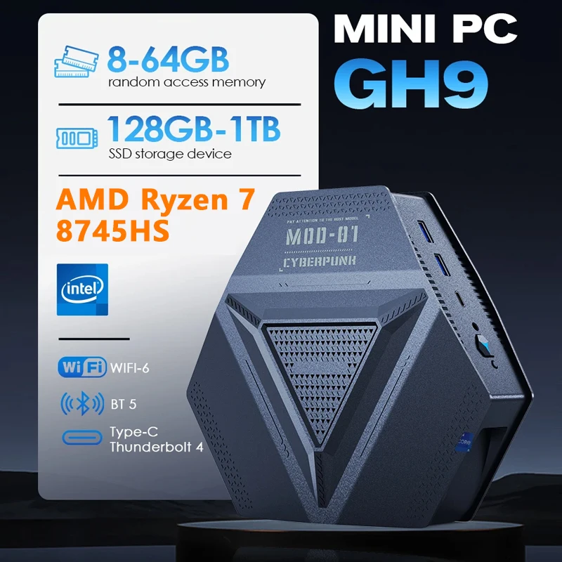 Ryzen 7 8745HS Mini Desktop PC - Pc Gaming Ddr5 recension och pris