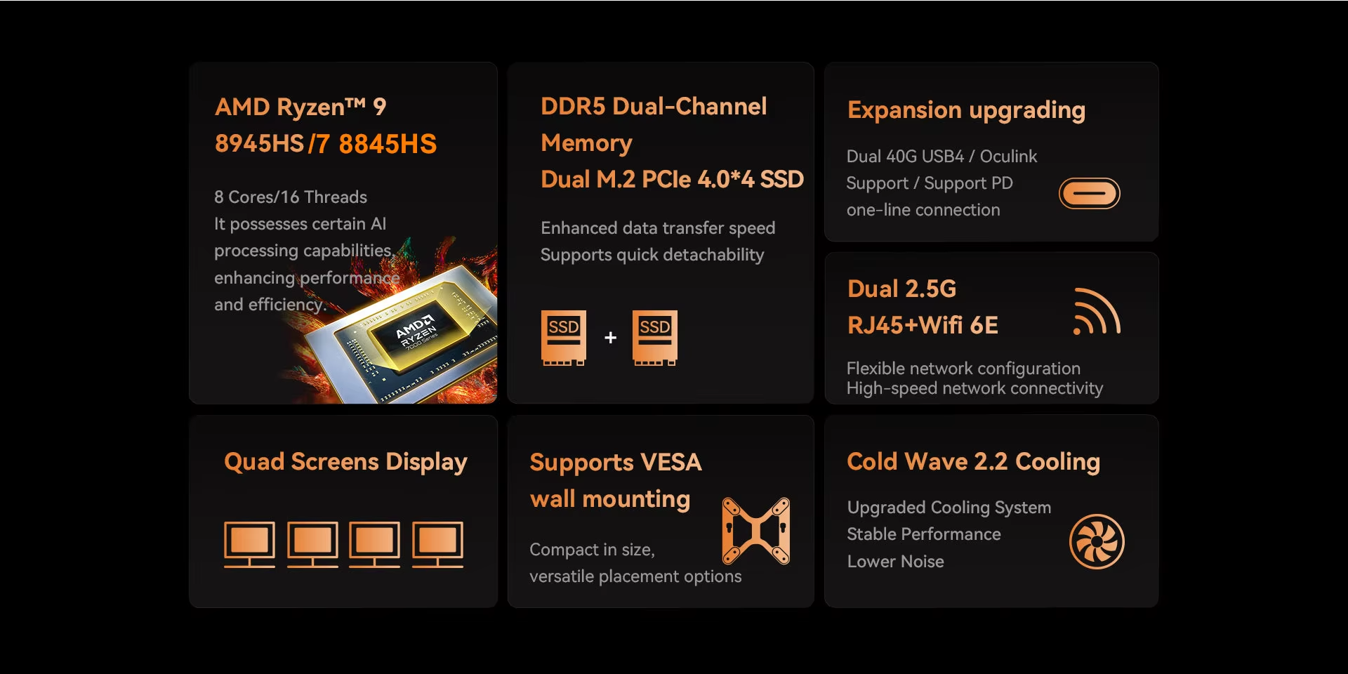 MINISFORUM OCuLink Gaming Mini - Pc Gaming Ddr5 recension och pris