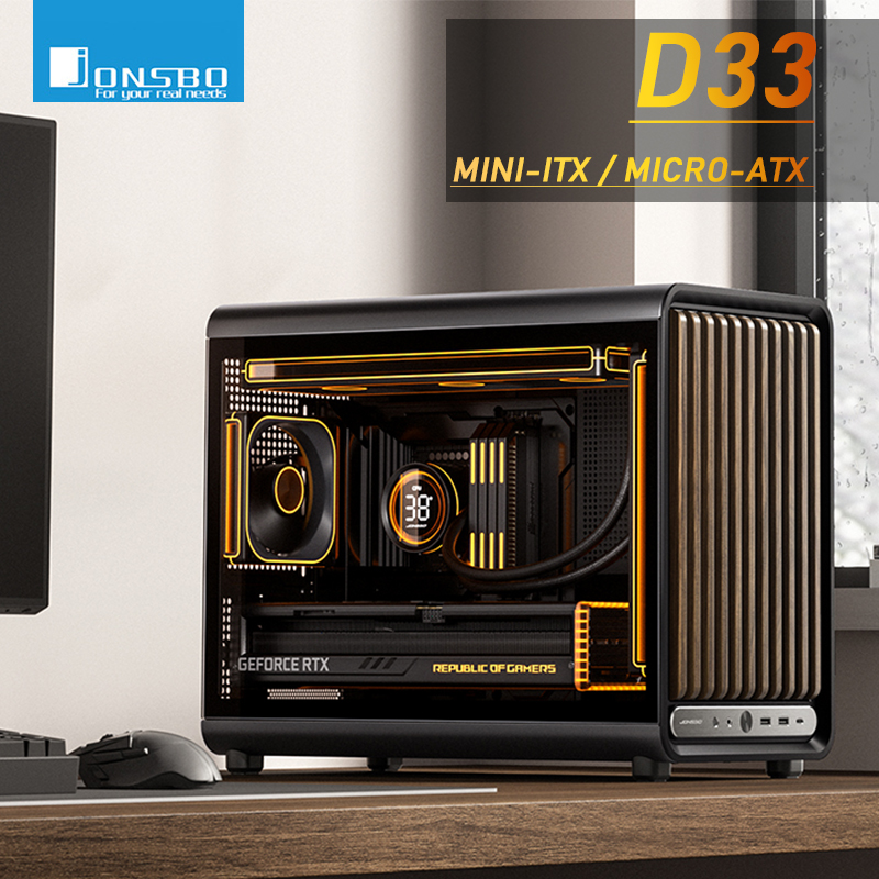 Jonsbo D33 MATX Chassis Mini-I - Pc Gaming Jonsbo recension och pris