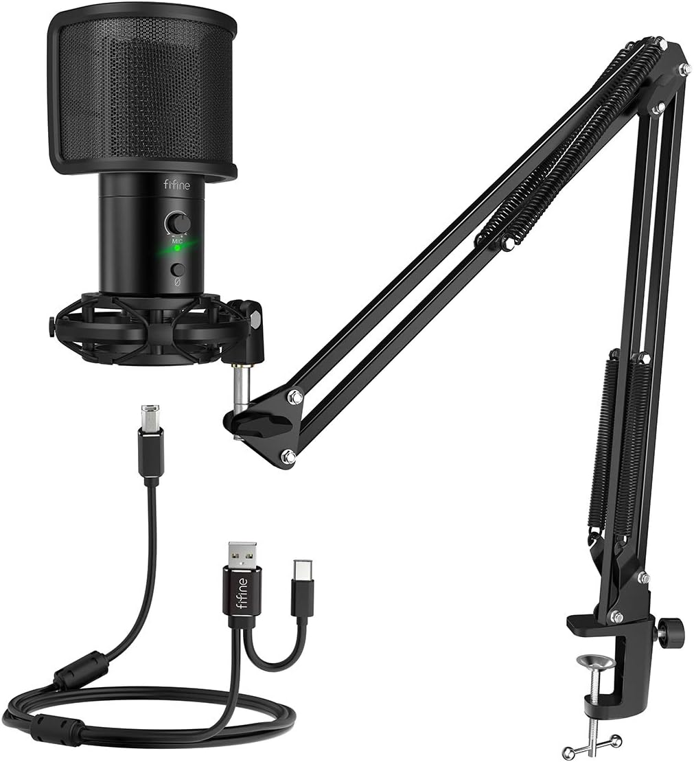 USB Gaming Streaming Microphon - Pc Gaming Discord recension och pris