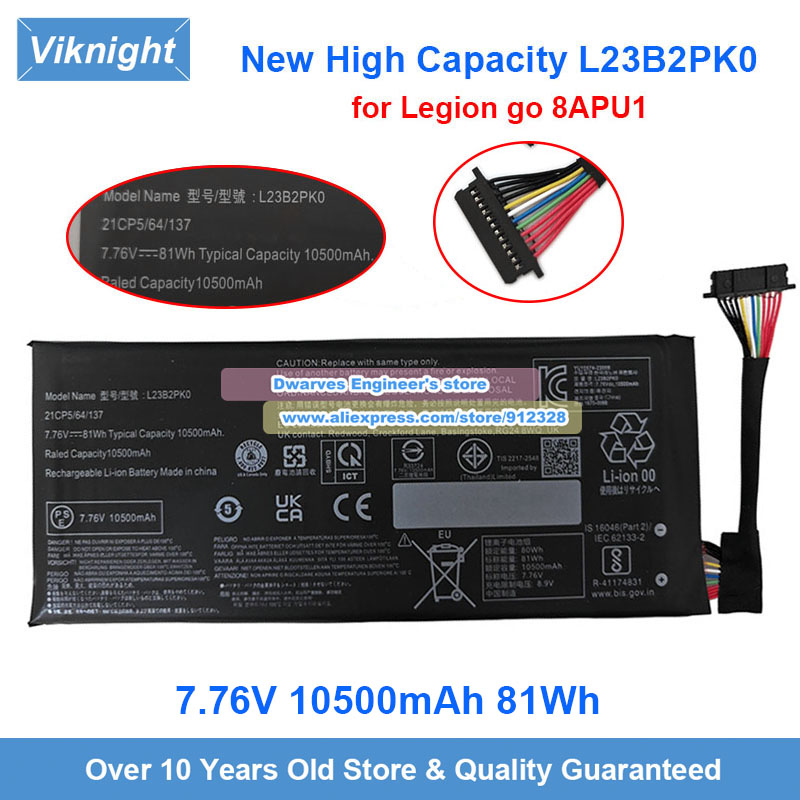 New 7.76V 81Wh L23B2PK0 Batter - Pc Gaming Upgrades recension och pris