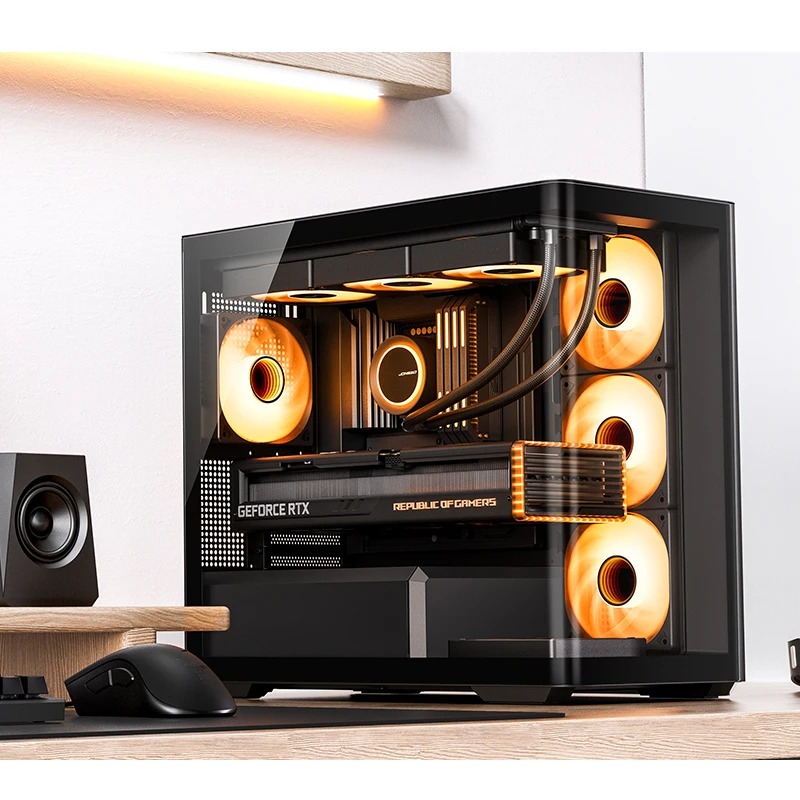 JONSBO D300 M-ATX Transparent  - Pc Gaming Jonsbo recension och pris